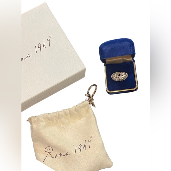 ROMA 1947 NIB Sterling silver 925 Domed ring - Picture 1 of 14